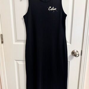 Calvin Klein Black Sleeveless Dress